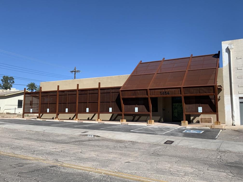 Steel Village exterior