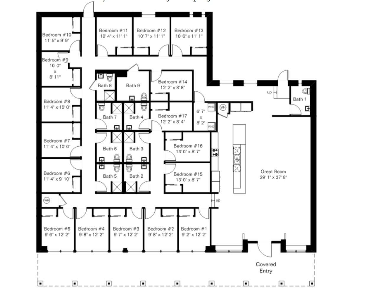 Map of 1st Ave layout