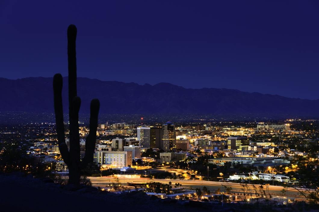 Tucson at night